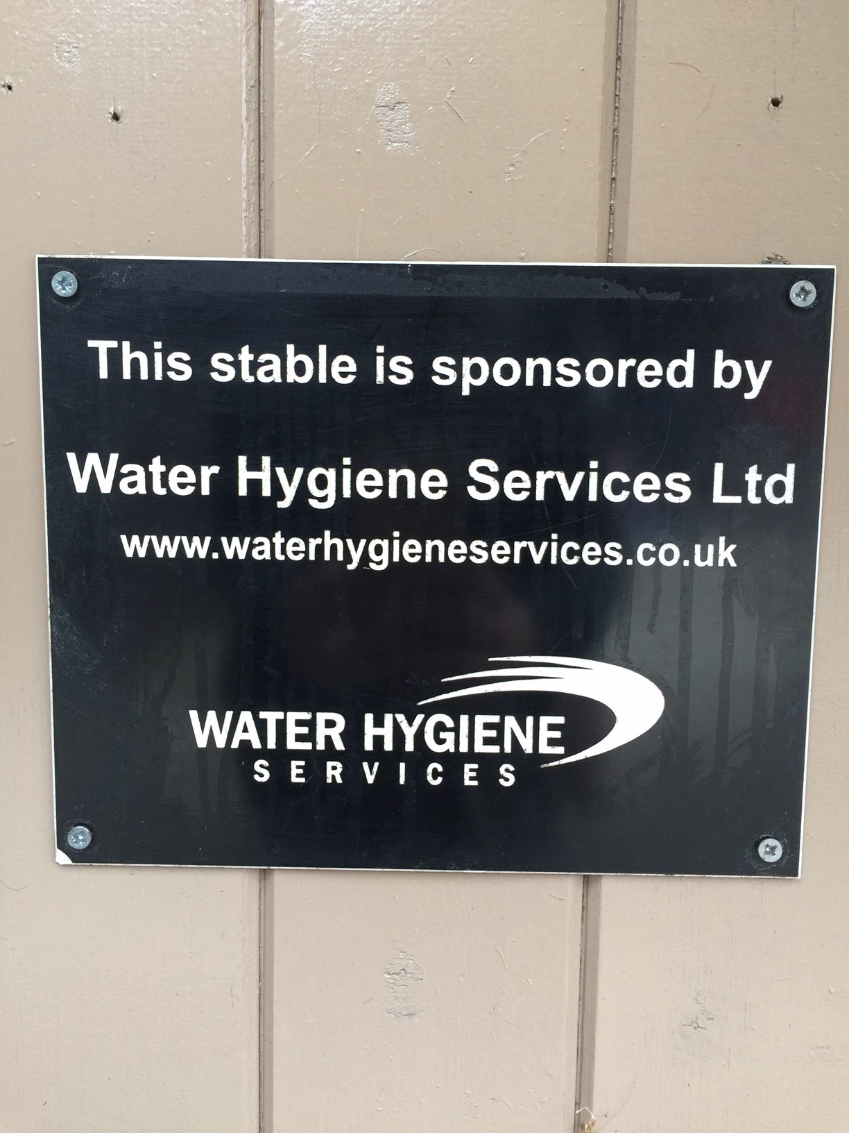 Hope Pastures sponsored by Water Hygiene Services