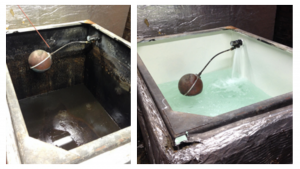 Tank cleaning and disinfection